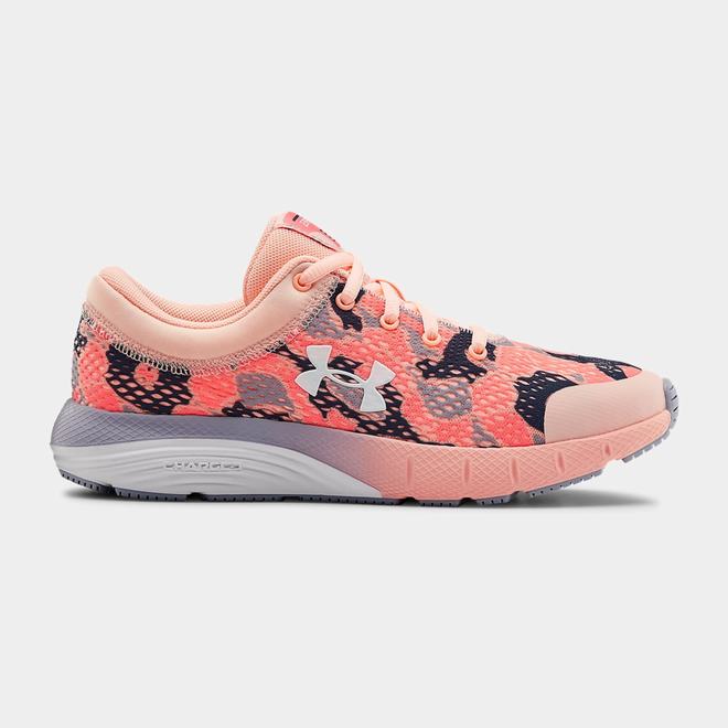 Under Armour Charged Bandit 5 Camo - Chlapcenske Bezecke Topanky - Ruzove/Nachový